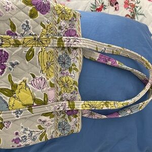 Vera Bradley Purple and Yellow Floral Tote